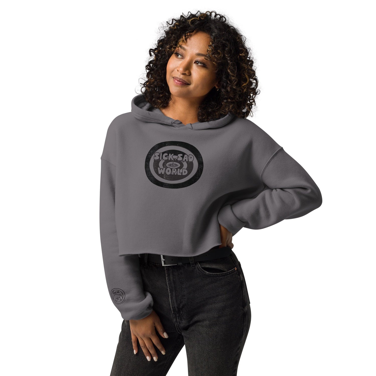 Daria Sick Sad World Women's Crop Hoodie - Paramount Shop