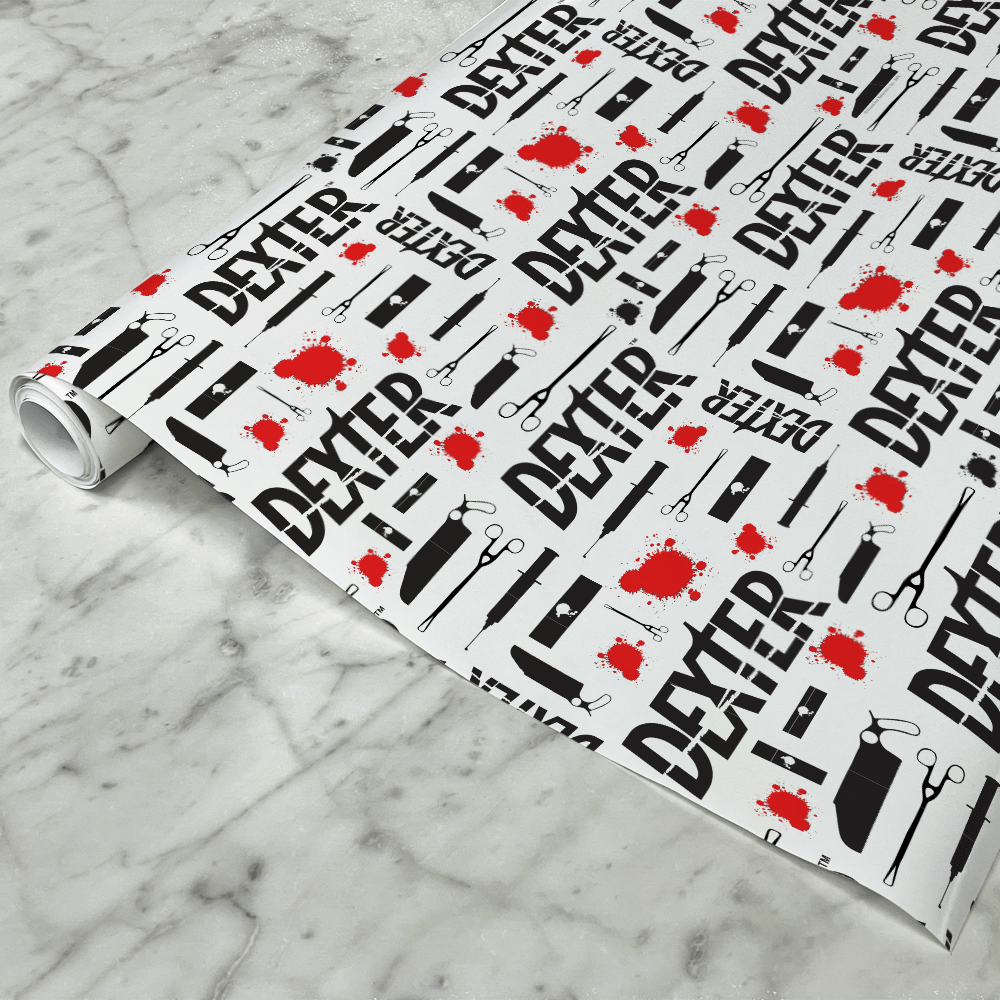 Dexter Icons Pattern Gift Wrap - Paramount Shop