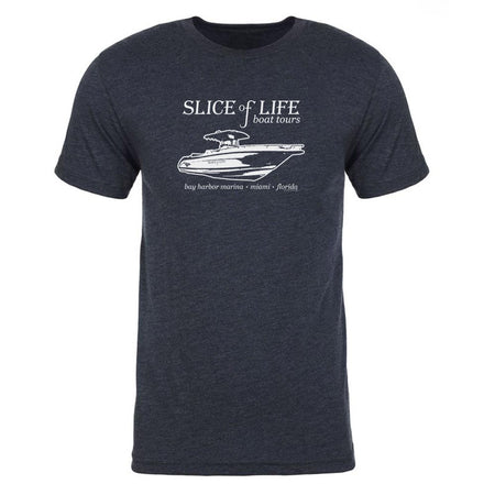 Dexter Slice of Life Boat Tours Men's Tri - Blend T - Shirt - Paramount Shop