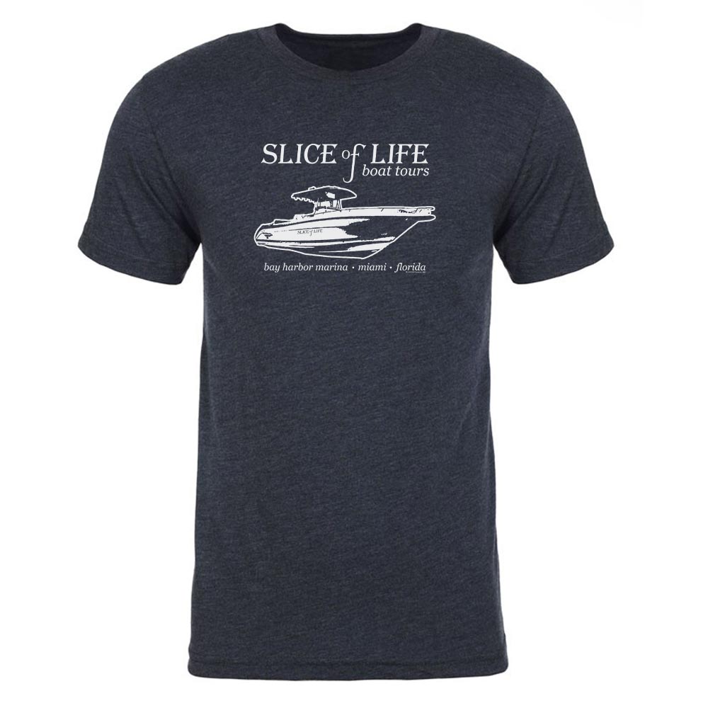 Dexter Slice of Life Boat Tours Men's Tri - Blend T - Shirt - Paramount Shop