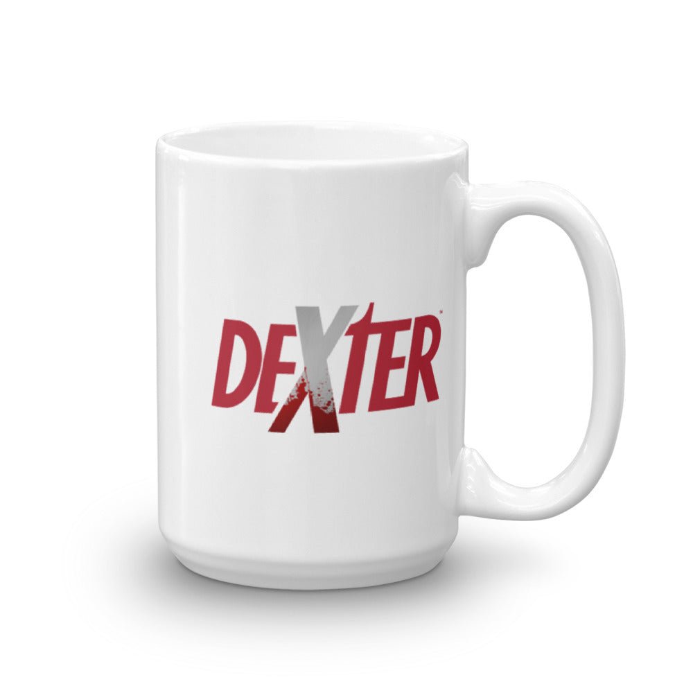 Dexter Splatter Logo White Mug - Paramount Shop