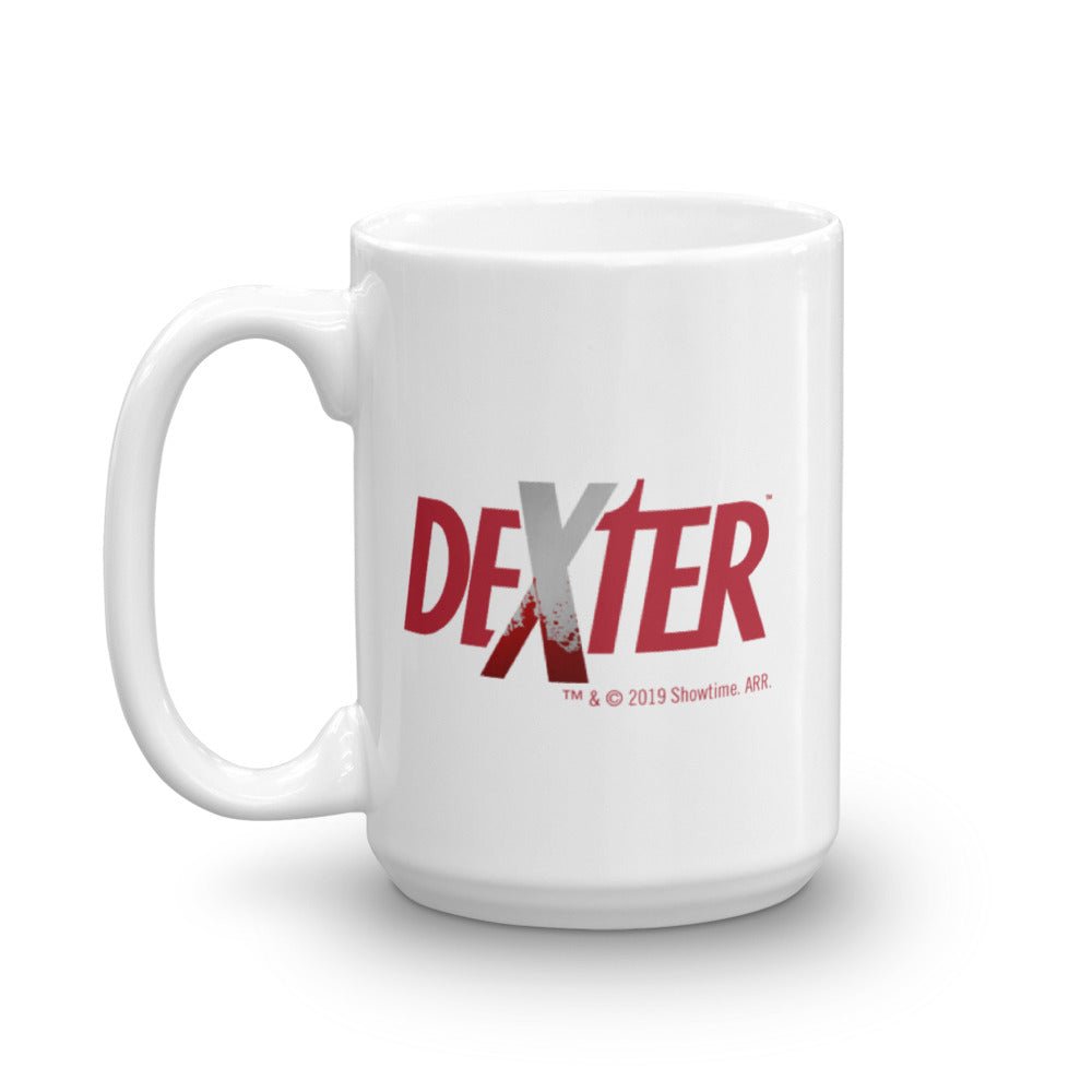 Dexter Splatter Logo White Mug - Paramount Shop