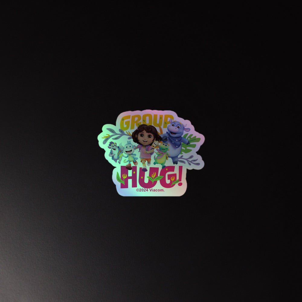 Dora Group Hug! Holographic Sticker - Paramount Shop