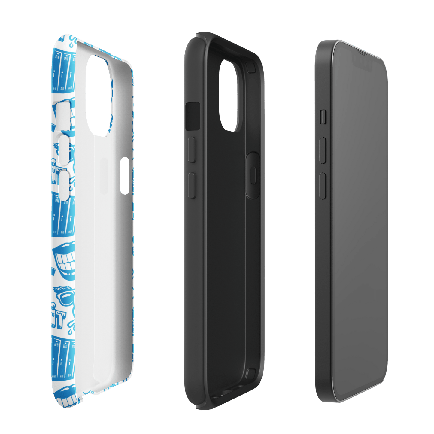 Double Dare Pop Lockin Pattern Tough Phone Case - iPhone - Paramount Shop