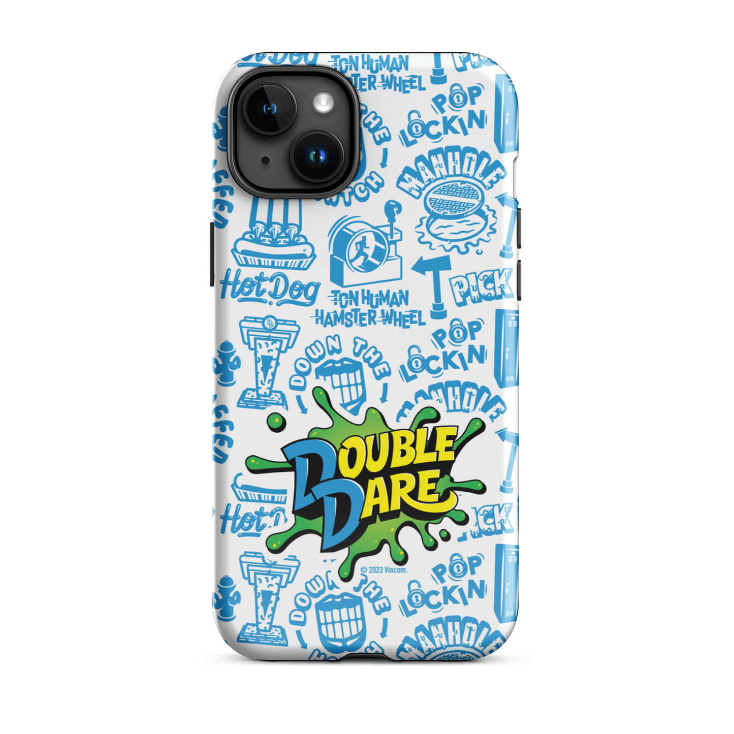 Double Dare Pop Lockin Pattern Tough Phone Case - iPhone - Paramount Shop