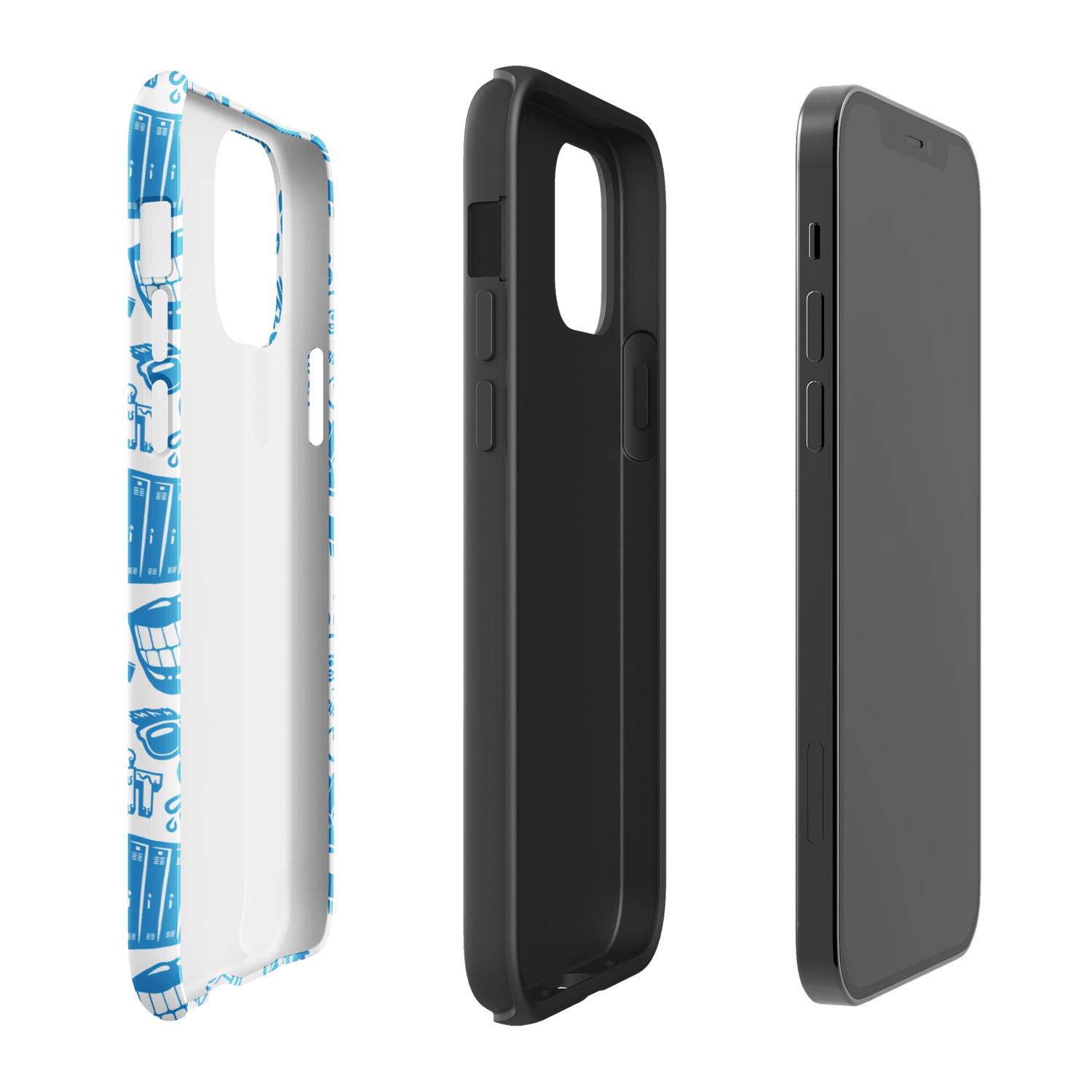 Double Dare Pop Lockin Pattern Tough Phone Case - iPhone - Paramount Shop