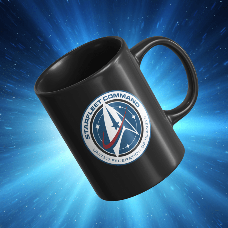 Star Trek: Discovery Sternenflottenkommando Schwarz Tasse