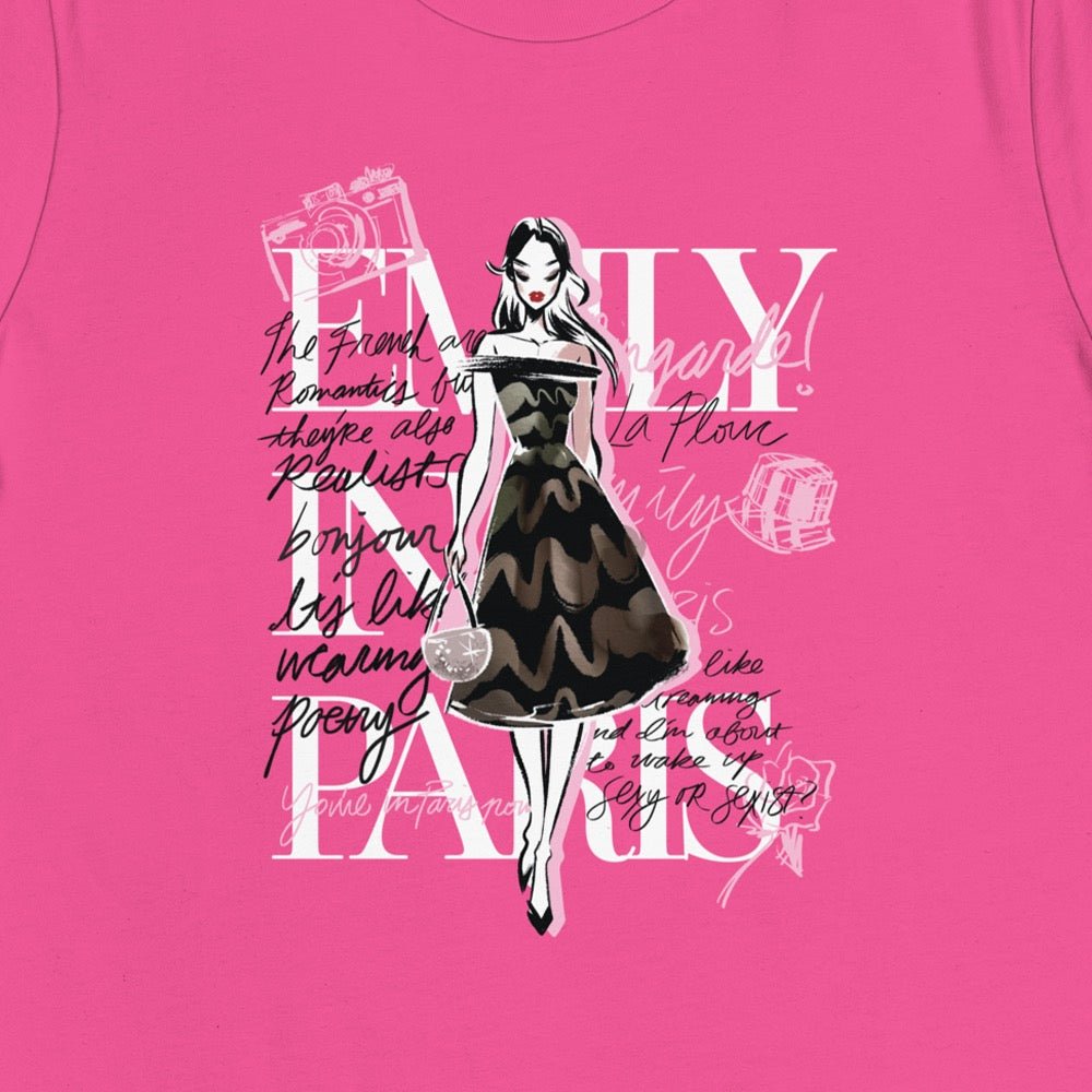 Emily in Paris Black Dress Women's T - Shirt - Paramount Shop