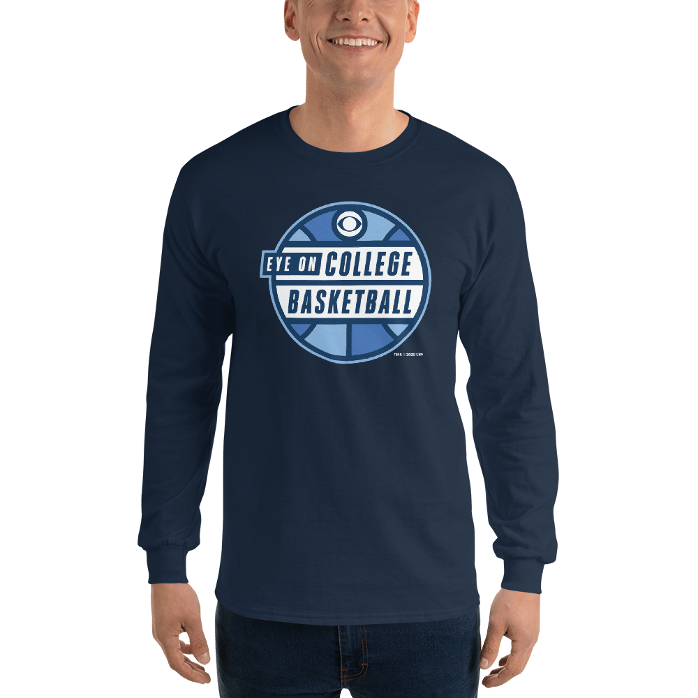 Eye on College Basketball Podcast Logo Adult Long Sleeve T - Shirt - Paramount Shop