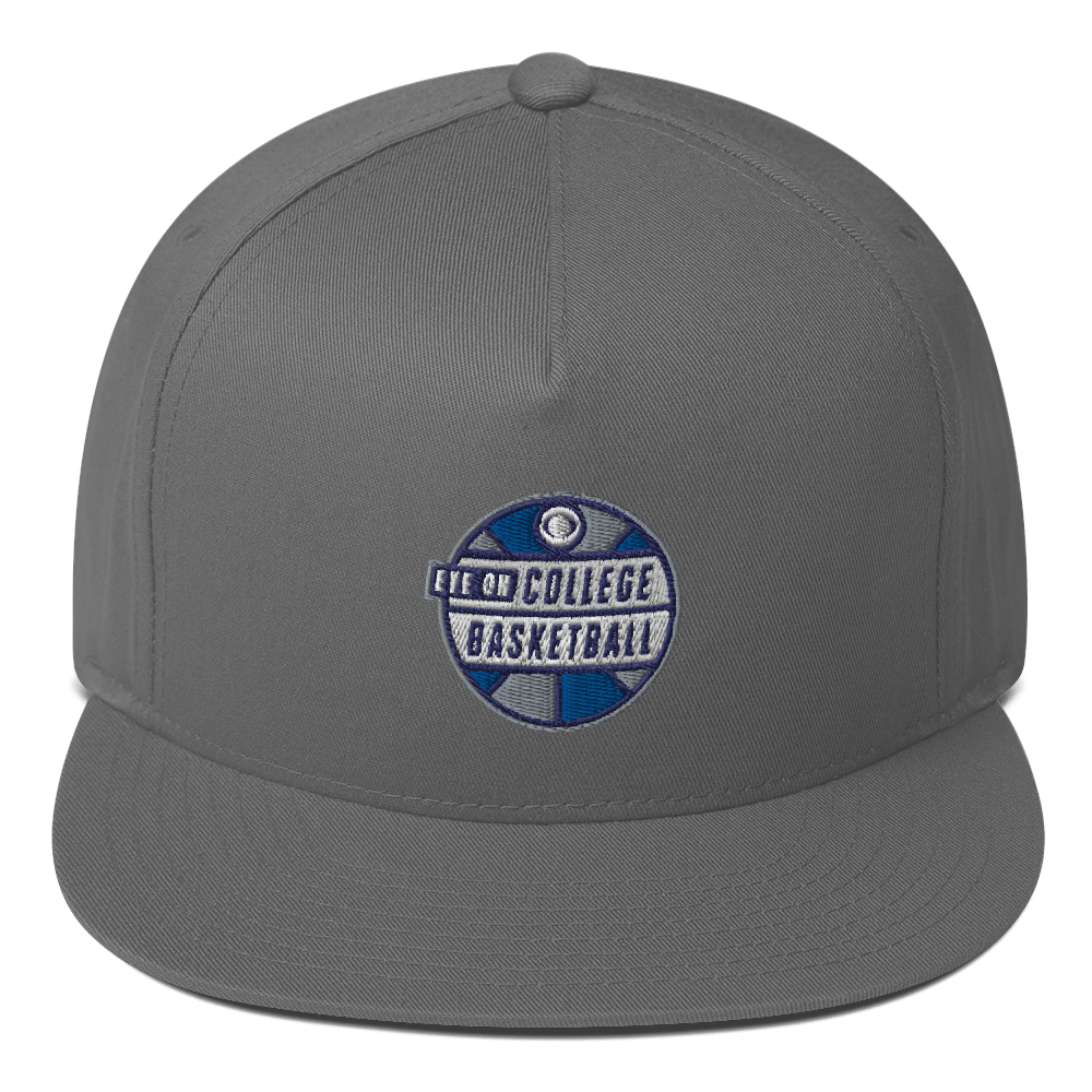 Eye on College Basketball Podcast Logo Embroidered Flat Bill Hat - Paramount Shop