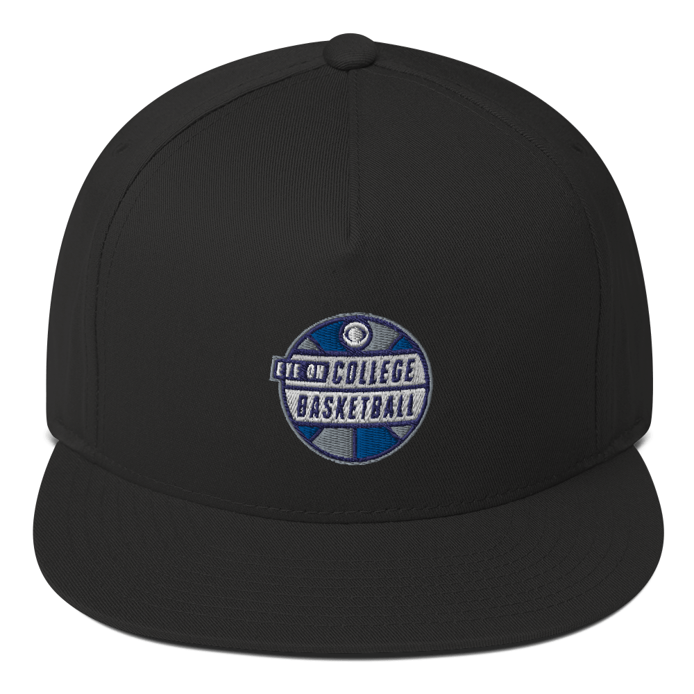 Eye on College Basketball Podcast Logo Embroidered Flat Bill Hat - Paramount Shop