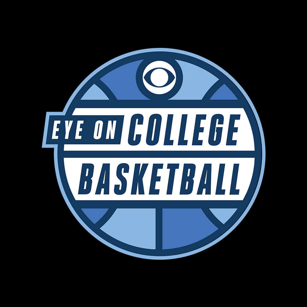 Eye on College Basketball Podcast Logo Embroidered Flat Bill Hat - Paramount Shop