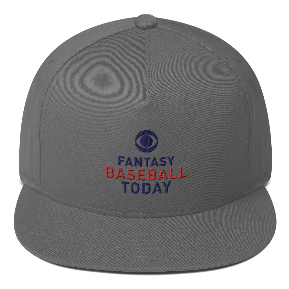 Fantasy Baseball Today Podcast Logo Embroidered Flat Bill Hat - Paramount Shop