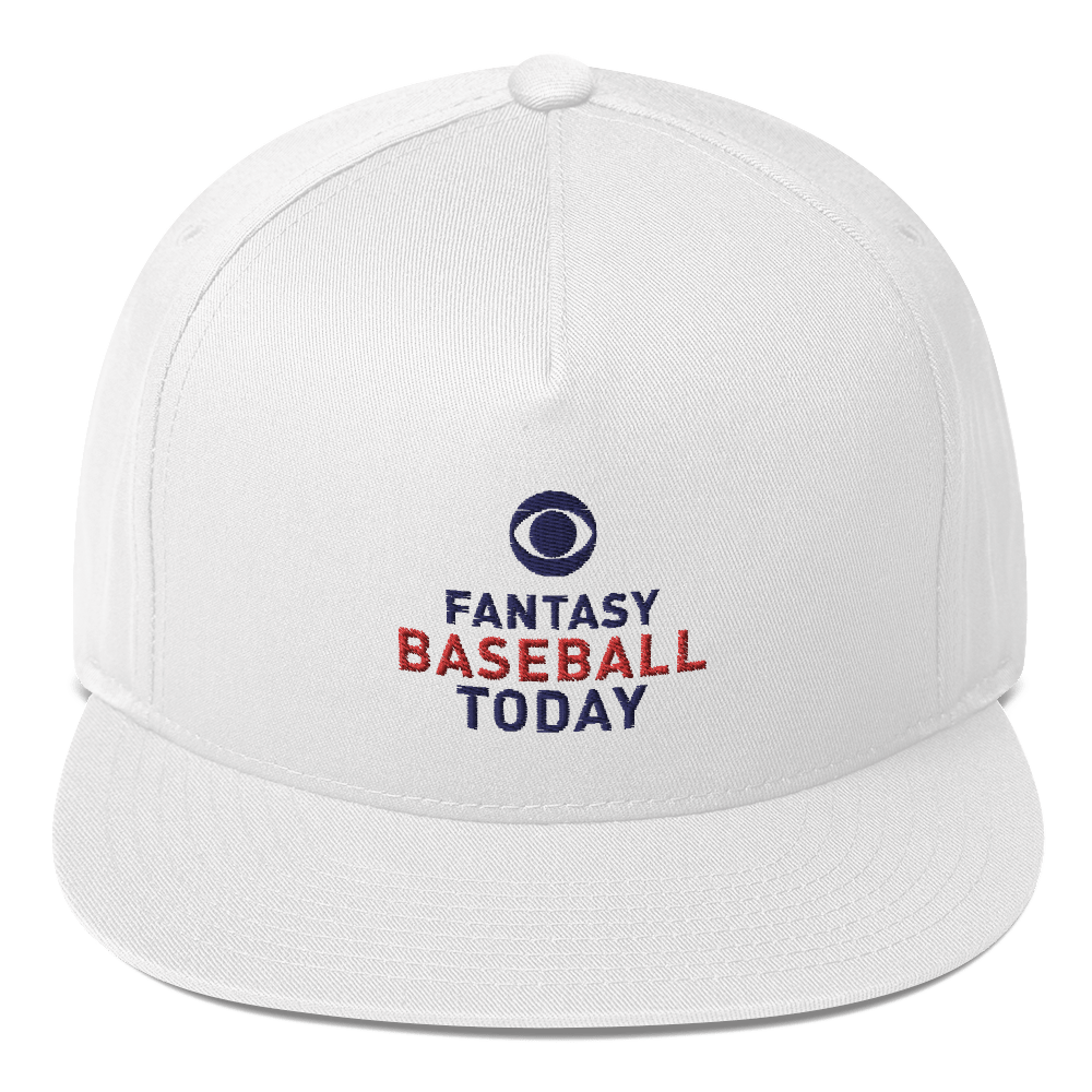 Fantasy Baseball Today Podcast Logo Embroidered Flat Bill Hat - Paramount Shop