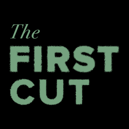 First Cut Golf Podcast Logo Embroidered Flat Bill Hat - Paramount Shop