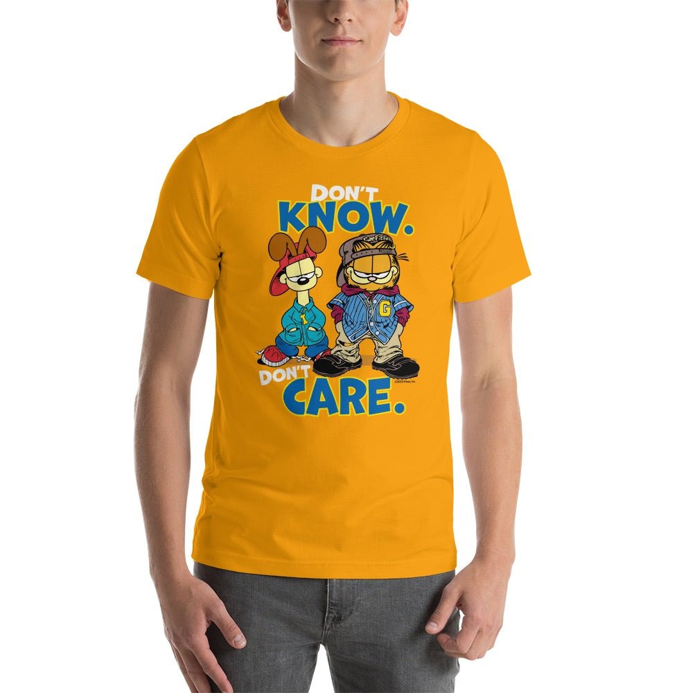 Garfield Don't Know Don't Care T - Shirt - Paramount Shop