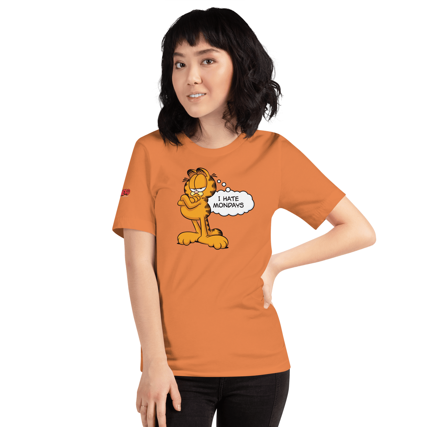 Garfield I Hate Mondays Adult Short Sleeve T - Shirt - Paramount Shop