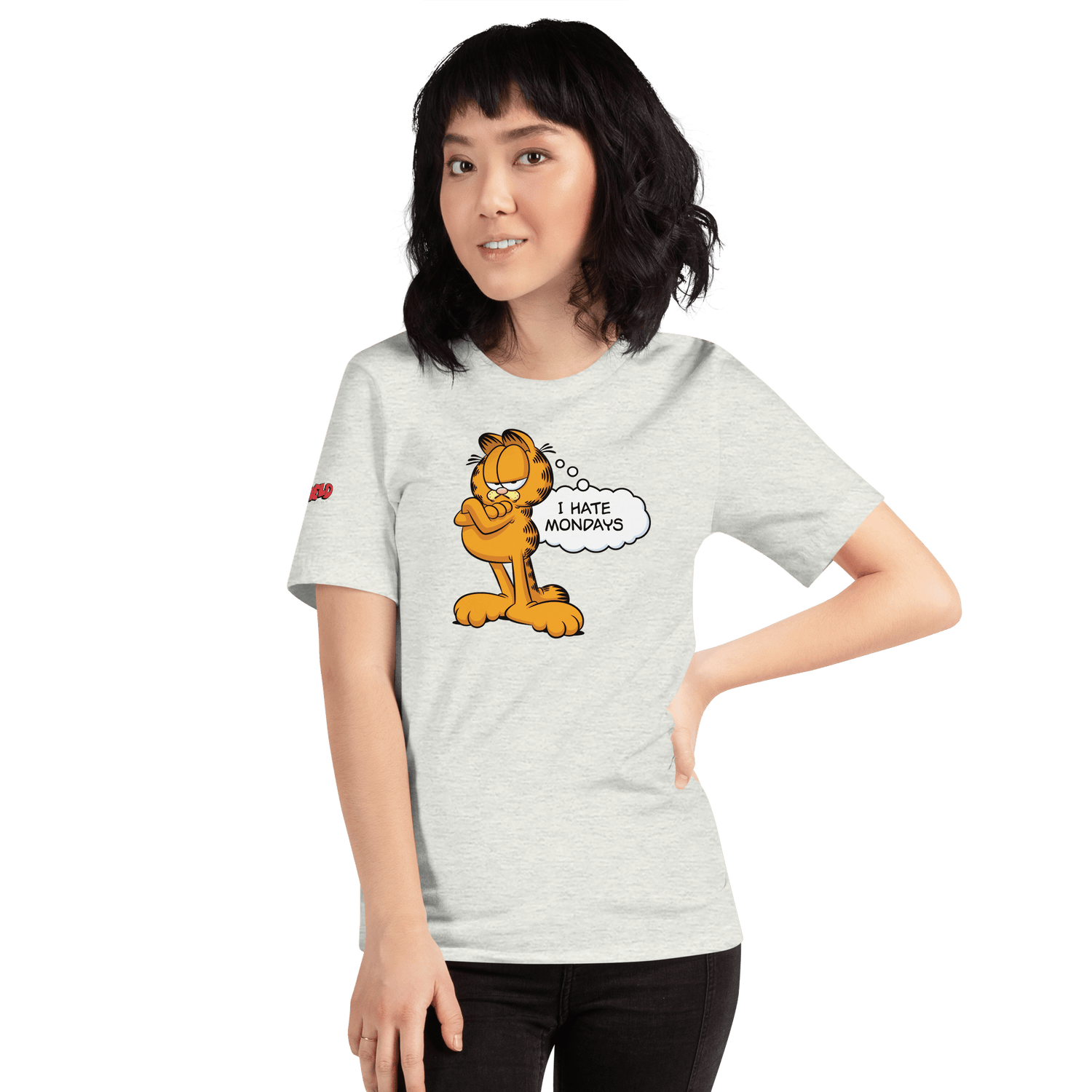 Garfield I Hate Mondays Adult Short Sleeve T - Shirt - Paramount Shop