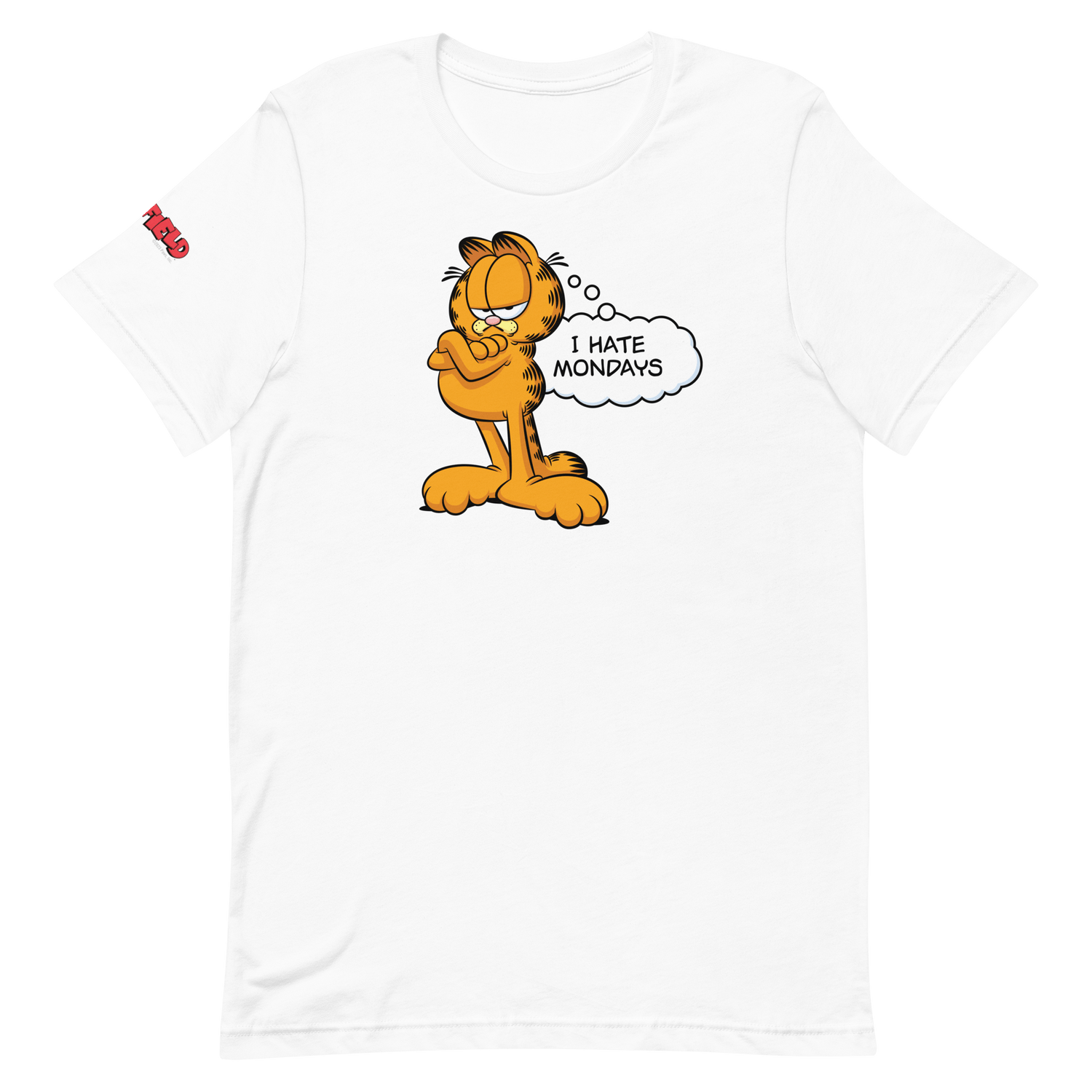 Garfield I Hate Mondays Adult Short Sleeve T - Shirt - Paramount Shop