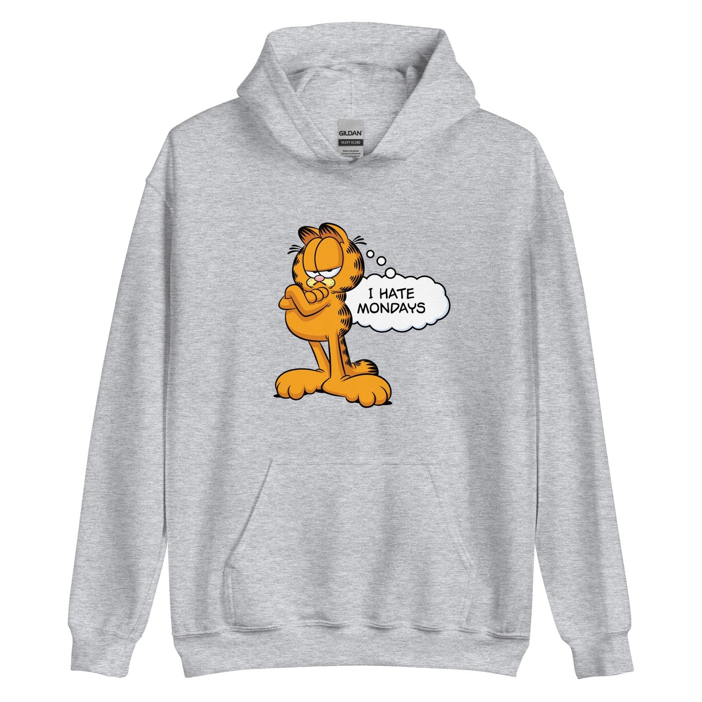 Garfield I Hate Mondays Hooded Sweatshirt - Paramount Shop