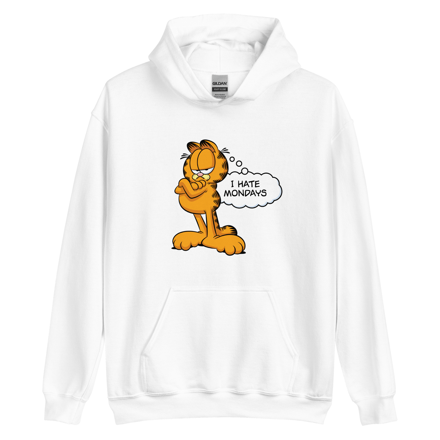 Garfield I Hate Mondays Hooded Sweatshirt - Paramount Shop