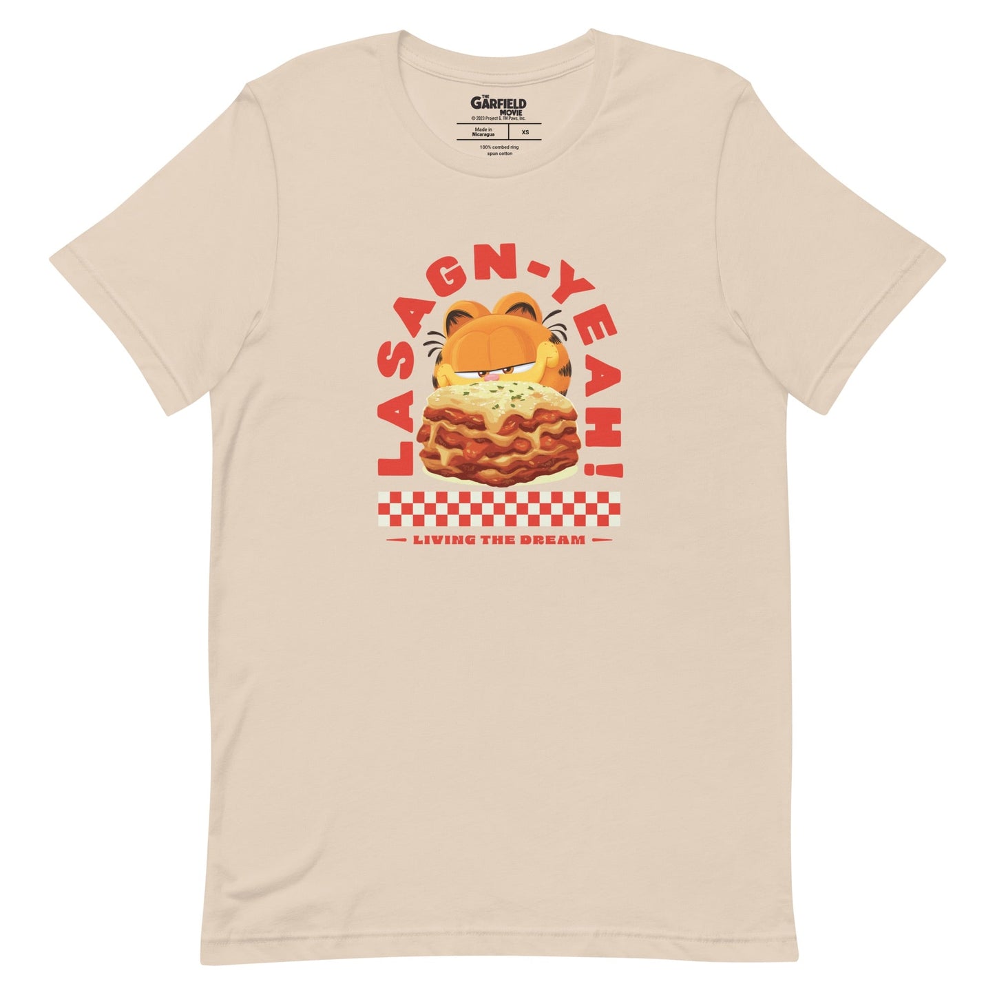 Garfield LASAGN - YEAH Adult T - Shirt - Paramount Shop