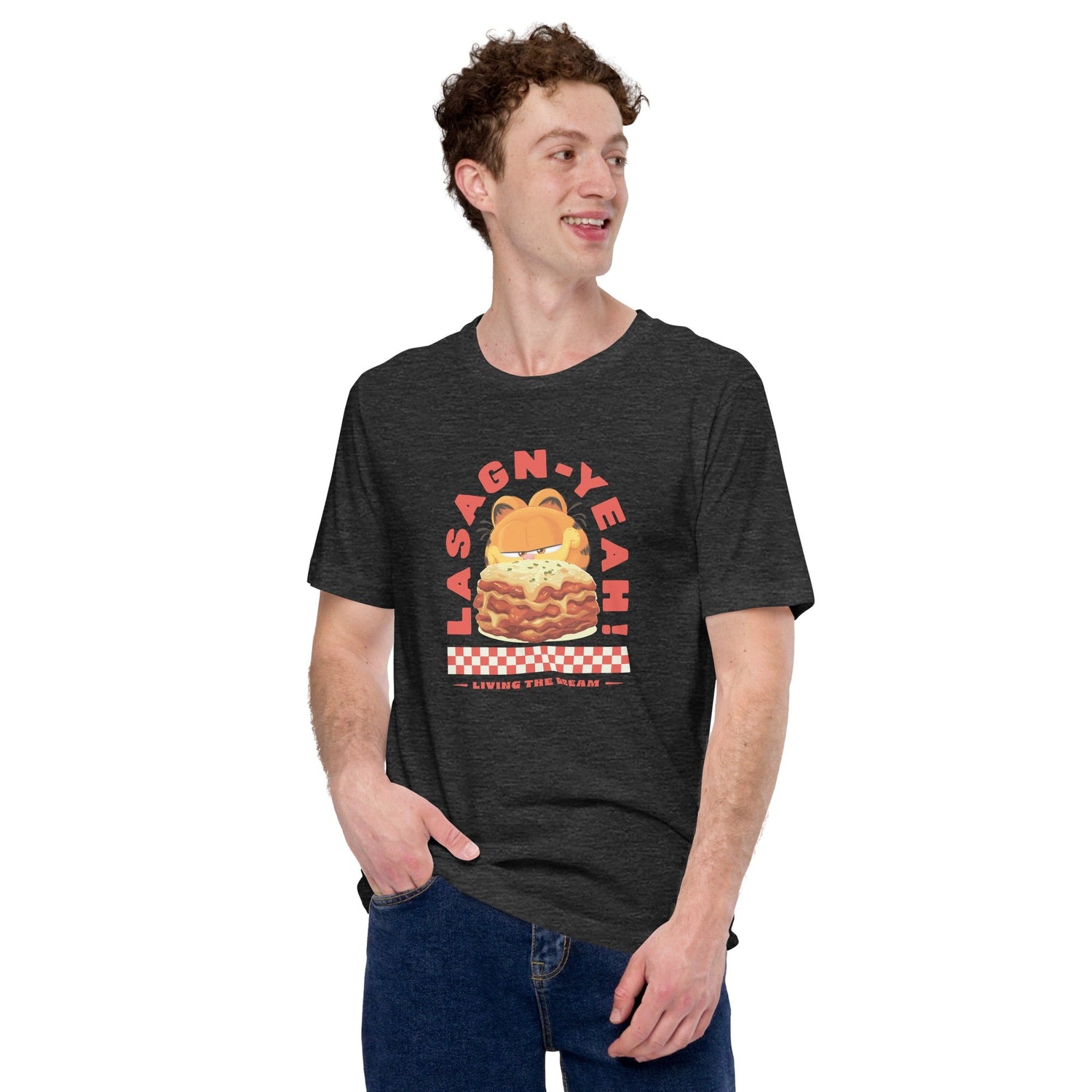 Garfield LASAGN - YEAH Adult T - Shirt - Paramount Shop