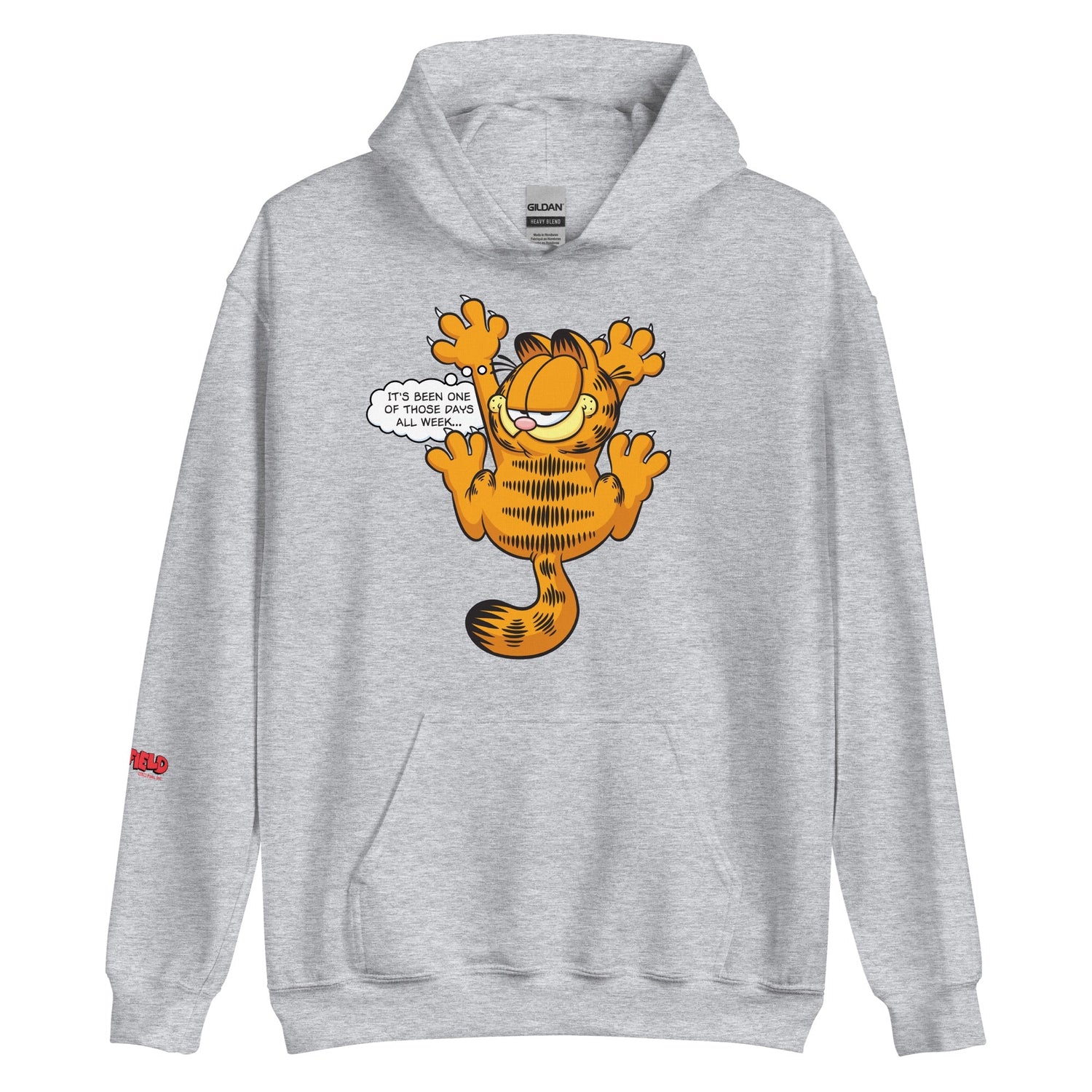 Garfield One Of Those Days Hooded Sweatshirt - Paramount Shop