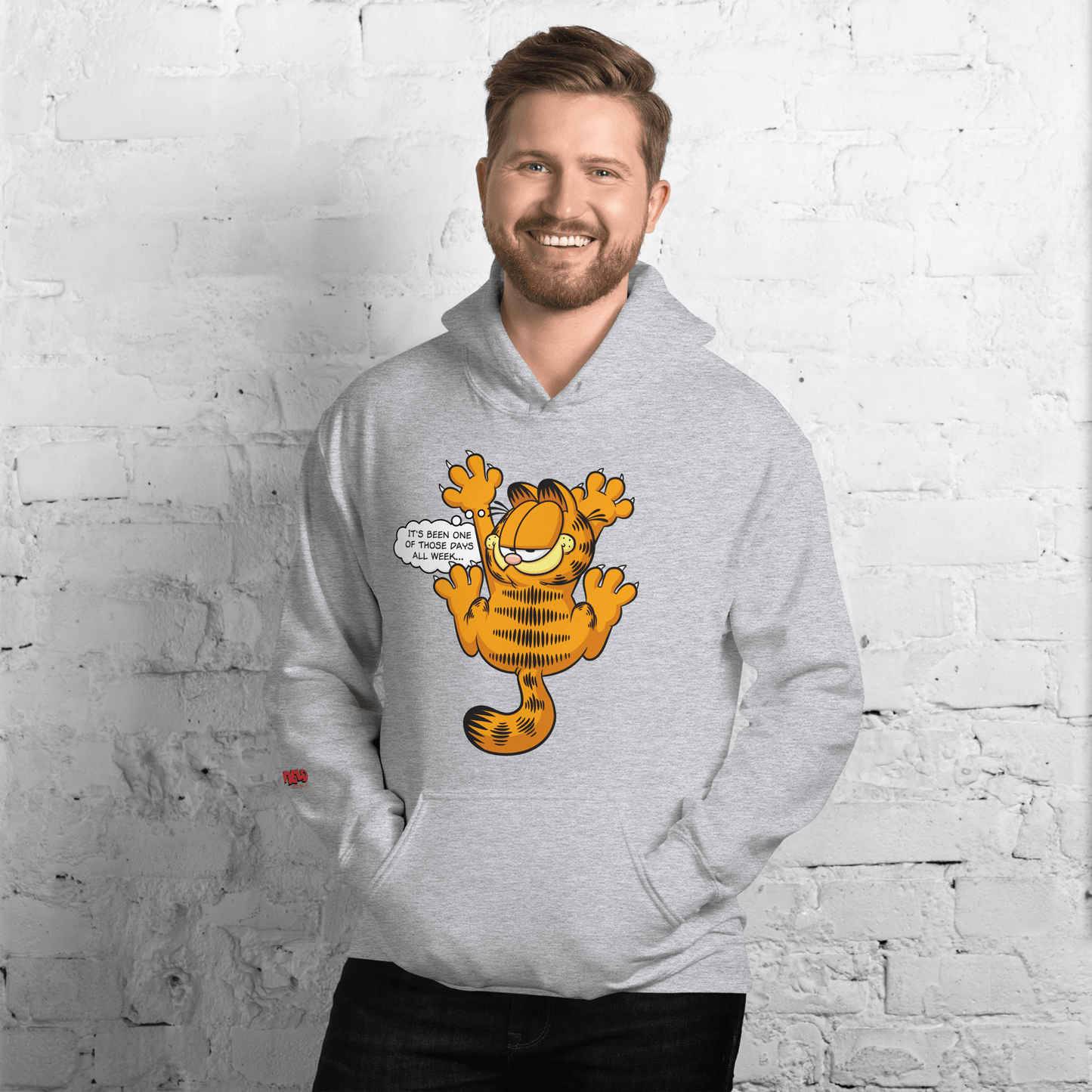 Garfield One Of Those Days Hooded Sweatshirt - Paramount Shop