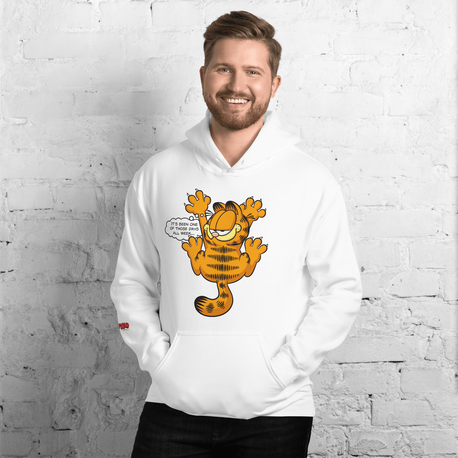 Garfield One Of Those Days Hooded Sweatshirt - Paramount Shop