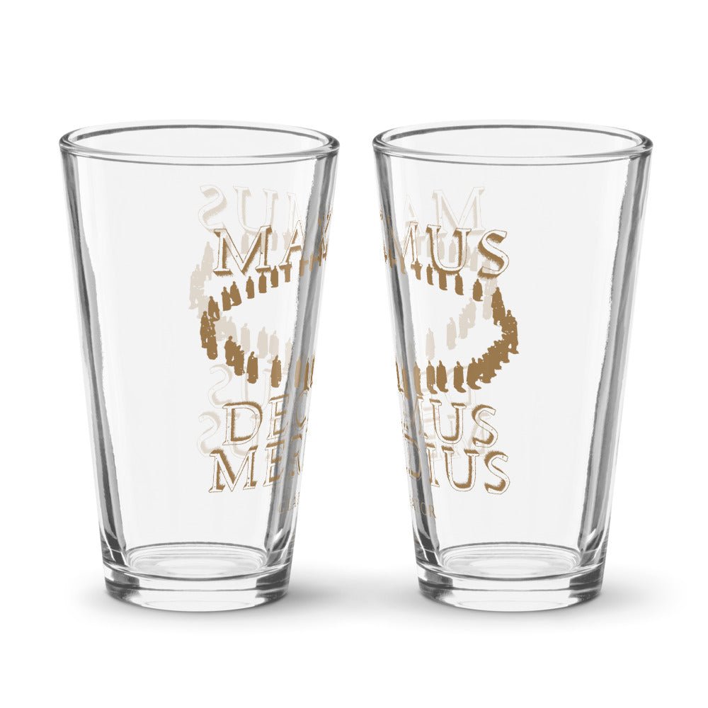 Gladiator Maximus Decimus Meridius Pint Glass - Paramount Shop