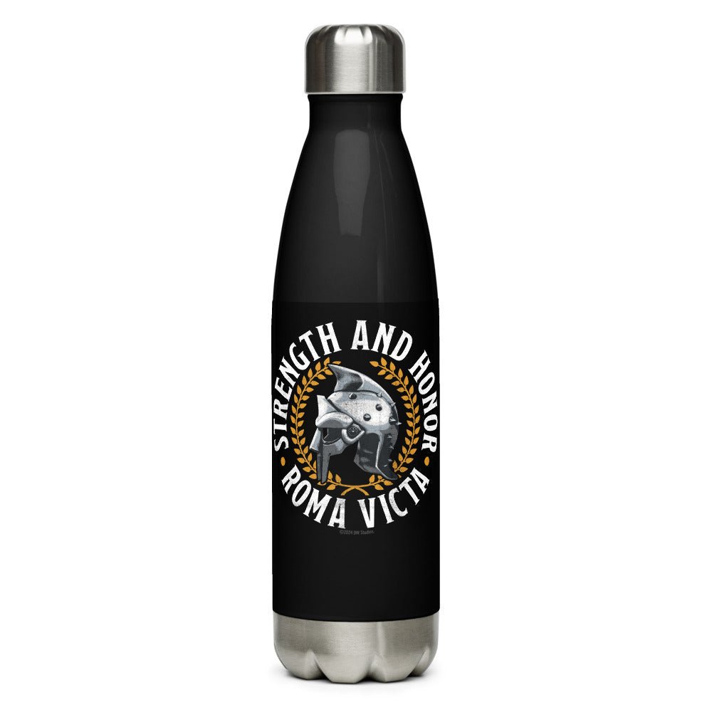 Gladiator Strength And Honor Stainless Steel Water Bottle - Paramount Shop