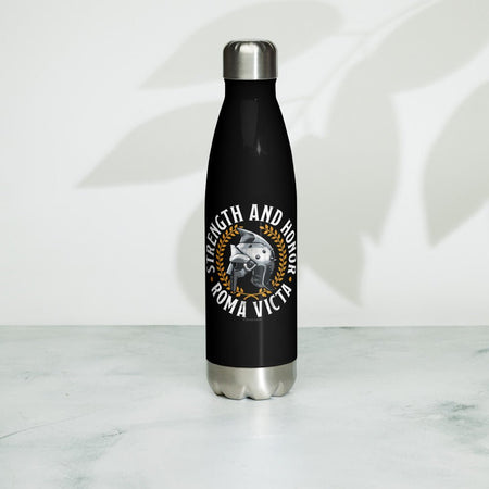 Gladiator Strength And Honor Stainless Steel Water Bottle - Paramount Shop