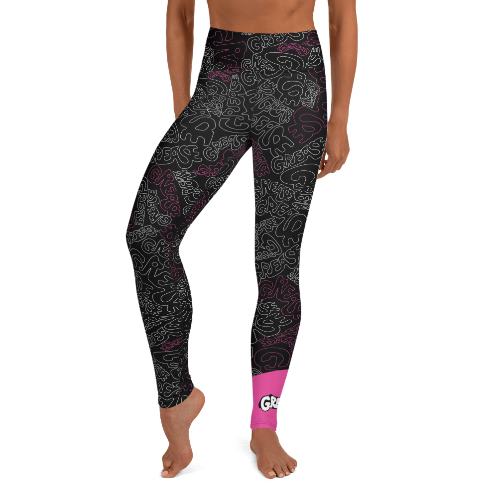 Grease Pattern High - Waisted Leggings - Paramount Shop