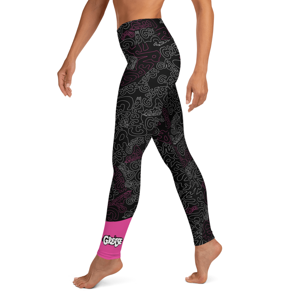 Grease Pattern High - Waisted Leggings - Paramount Shop