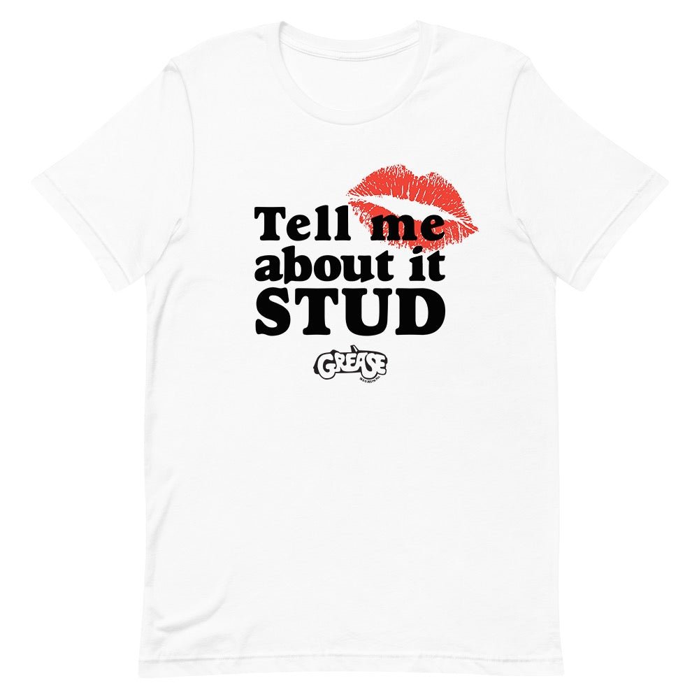 Grease Tell Me About It Stud Adult Short Sleeve T - Shirt - Paramount Shop