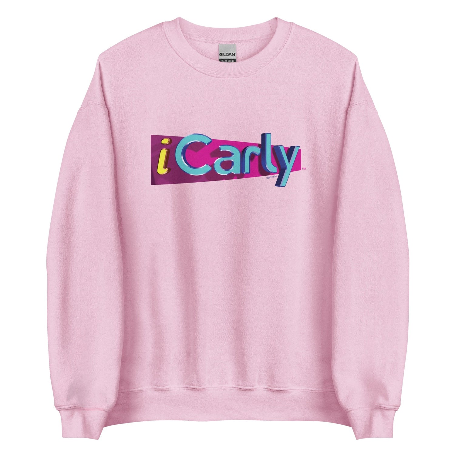 iCarly Logo Fleece Crewneck Sweatshirt - Paramount Shop