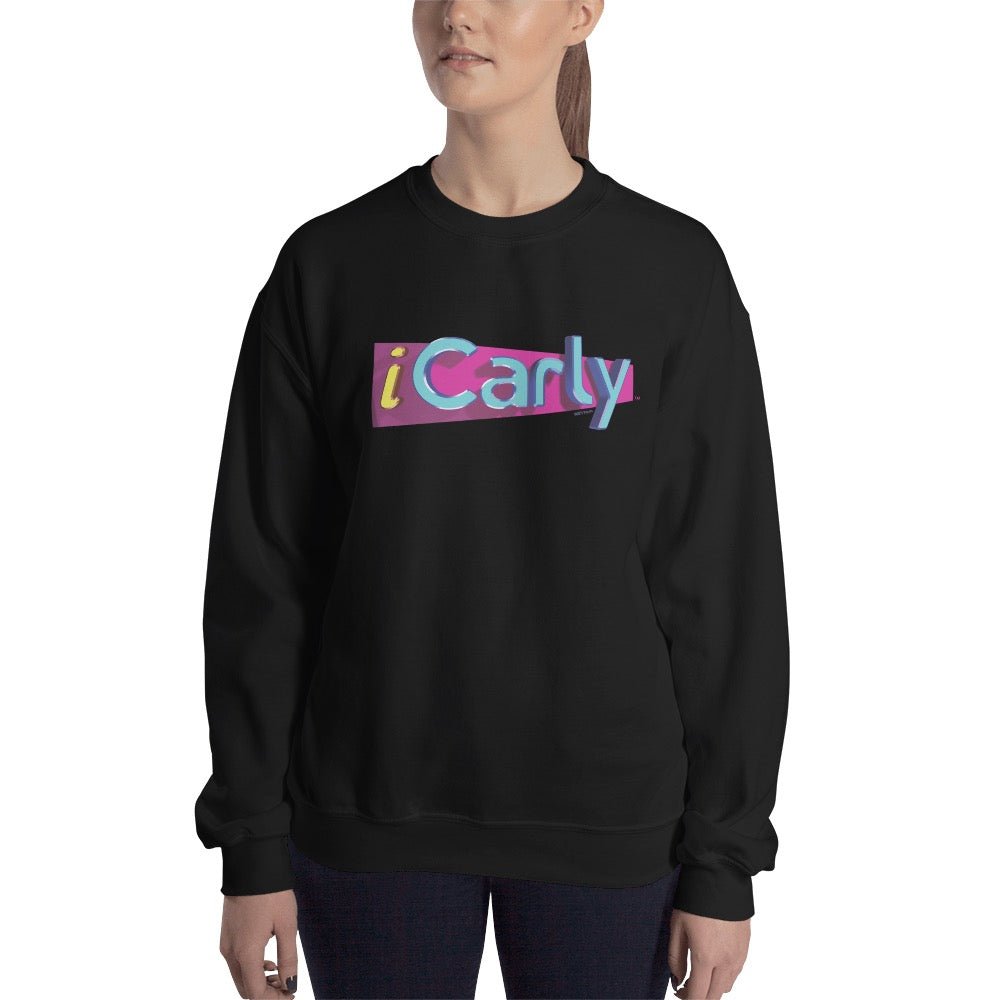 iCarly Logo Fleece Crewneck Sweatshirt - Paramount Shop