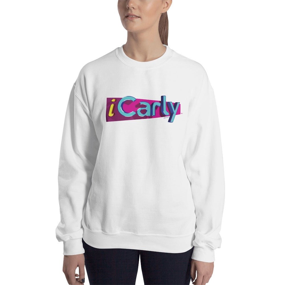 iCarly Logo Fleece Crewneck Sweatshirt - Paramount Shop