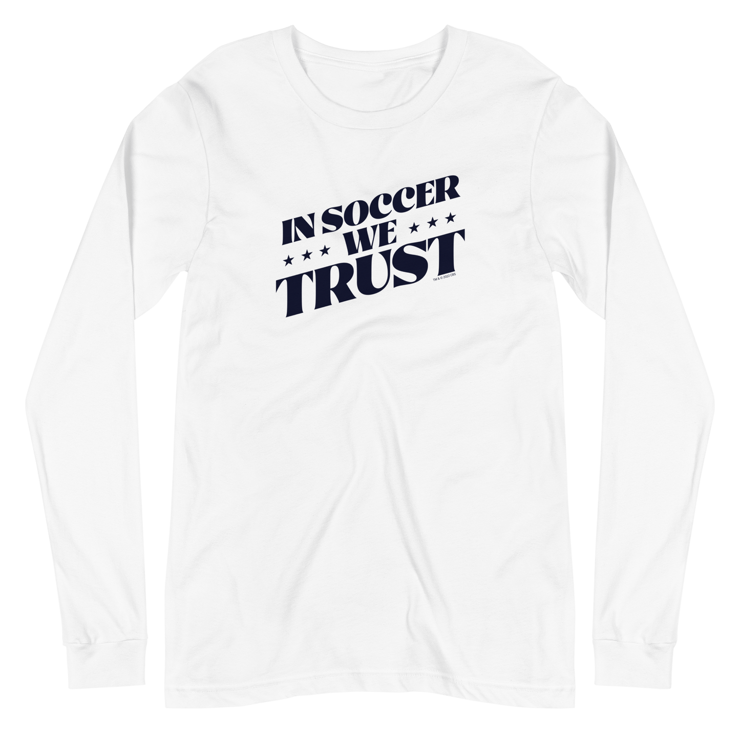 In Soccer We Trust Podcast Logo Adult Long Sleeve T - Shirt - Paramount Shop