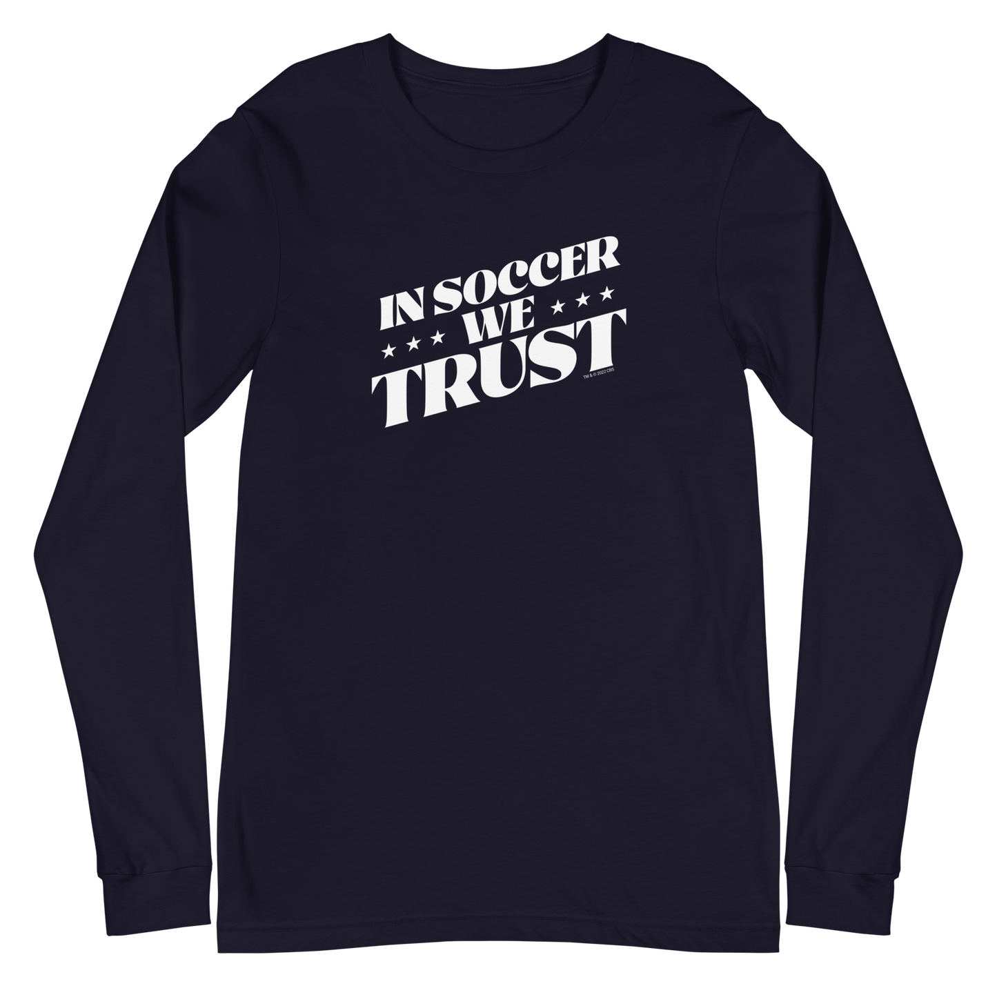 In Soccer We Trust Podcast Logo Adult Long Sleeve T - Shirt - Paramount Shop