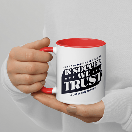 In Soccer We Trust Podcast Logo Two - Toned Mug - Paramount Shop