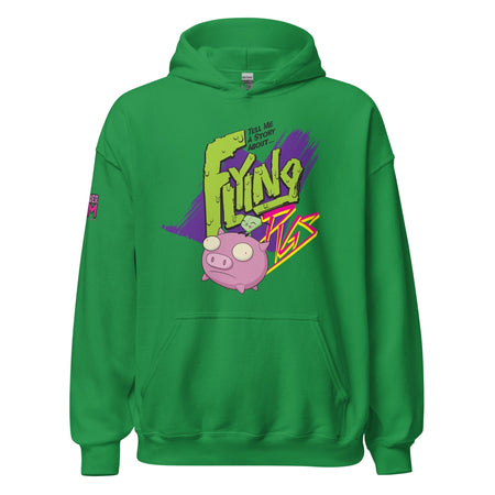 Invader Zim Flying Pigs Adult Hooded Sweatshirt - Paramount Shop