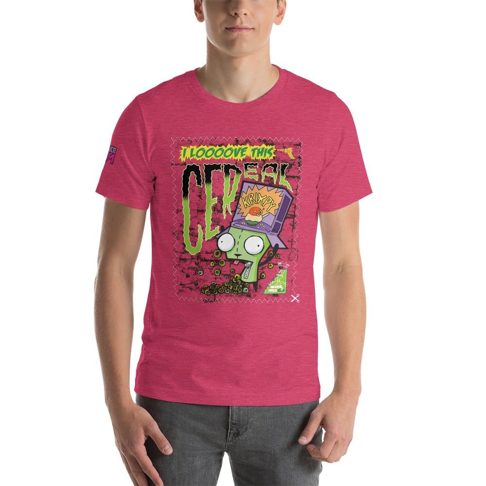 Invader Zim Looooove This Cereal Adult Short Sleeve T - Shirt - Paramount Shop