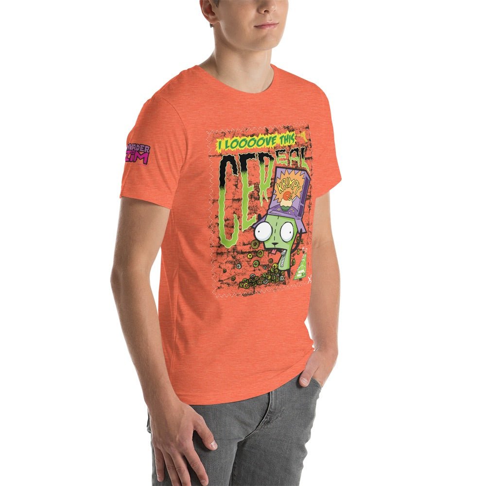 Invader Zim Looooove This Cereal Adult Short Sleeve T - Shirt - Paramount Shop