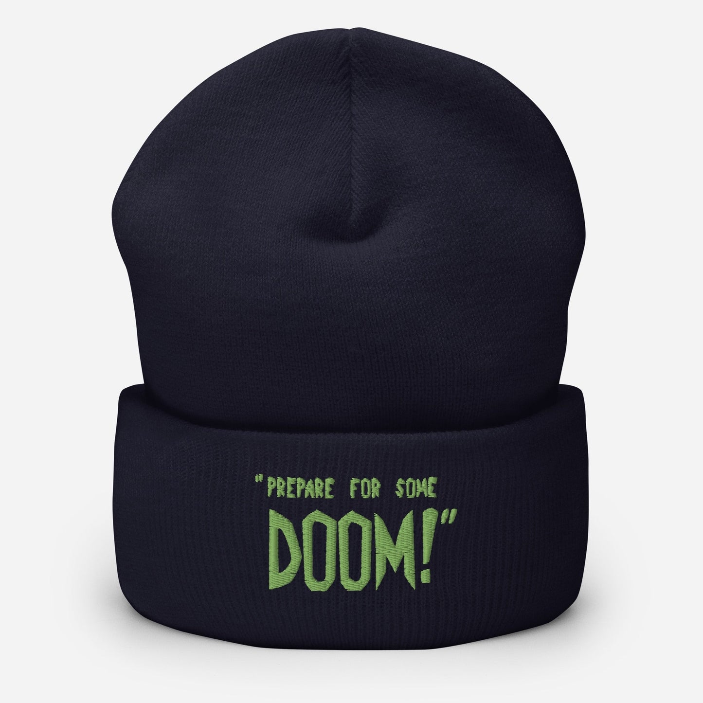 Invader Zim Prepare For Some Doom Cuffed Beanie - Paramount Shop