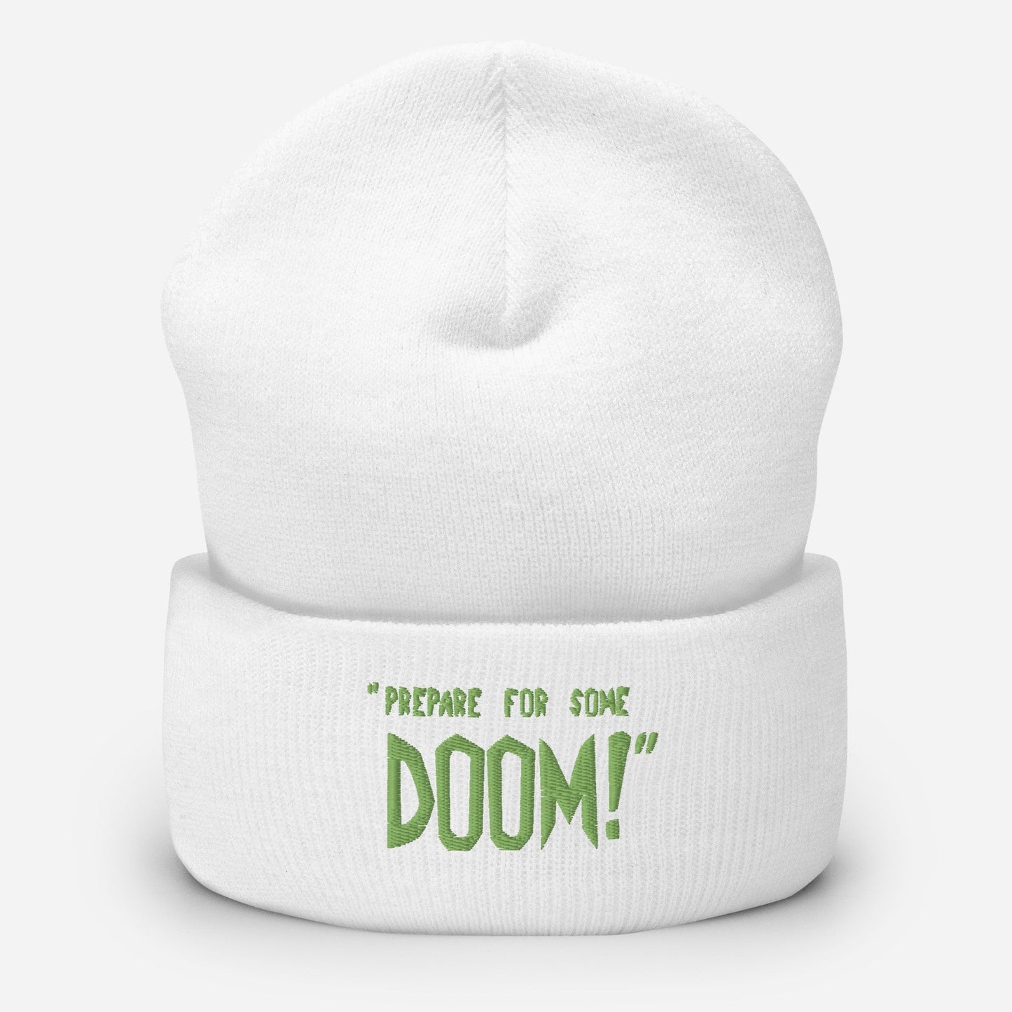 Invader Zim Prepare For Some Doom Cuffed Beanie - Paramount Shop