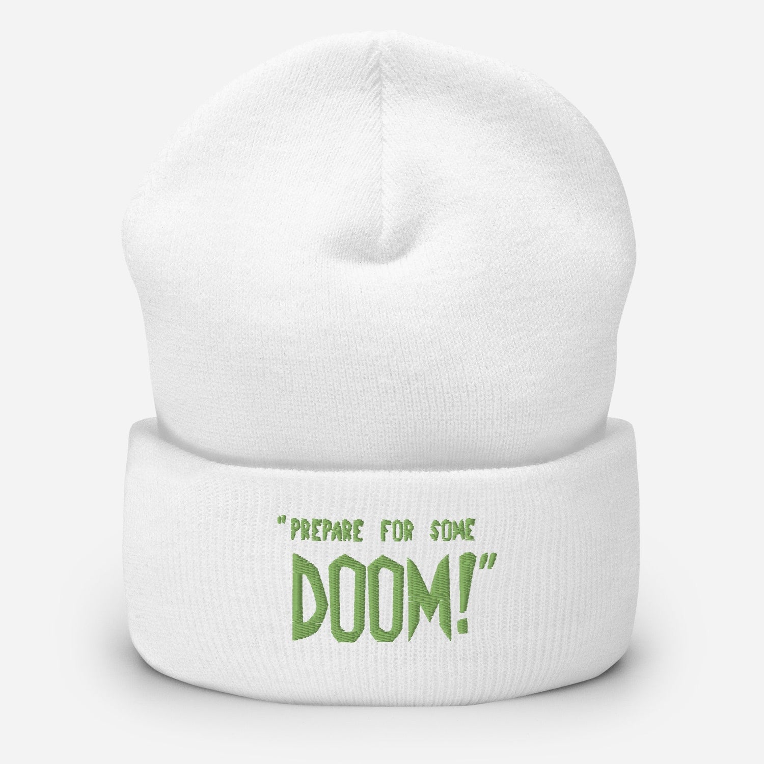 Invader Zim Prepare For Some Doom Cuffed Beanie - Paramount Shop