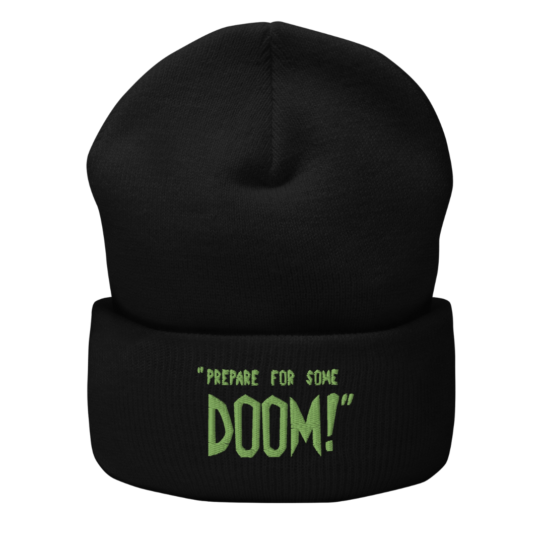 Invader Zim Prepare For Some Doom Cuffed Beanie - Paramount Shop