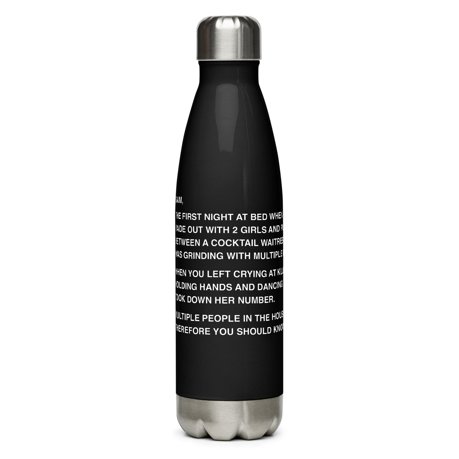 Jersey Shore Family Vacation Sam Note Water Bottle - Paramount Shop